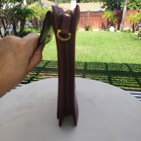 Cartier Must de Cartier Leather Clutch Bag - Red 9" x 6" x 1.5 - Picture 4 of 4